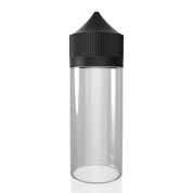 Dee Govind - 100ML PET Unicorn Bottle with CRC & Tamper Evident Seal (Clear Black with Solid Black Cap) 2 Dee Govind - 100ML PET Unicorn Bottle with CRC & Tamper Evident Seal (Clear Black with Solid Black Cap) 2
