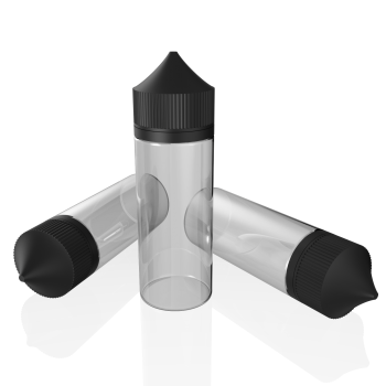 Dee Govind - 120ML PET Unicorn Bottle with CRC & Tamper Evident Seal (Clear Black with Solid Black Cap) 3 Dee Govind - 120ML PET Unicorn Bottle with CRC & Tamper Evident Seal (Clear Black with Solid Black Cap) 3